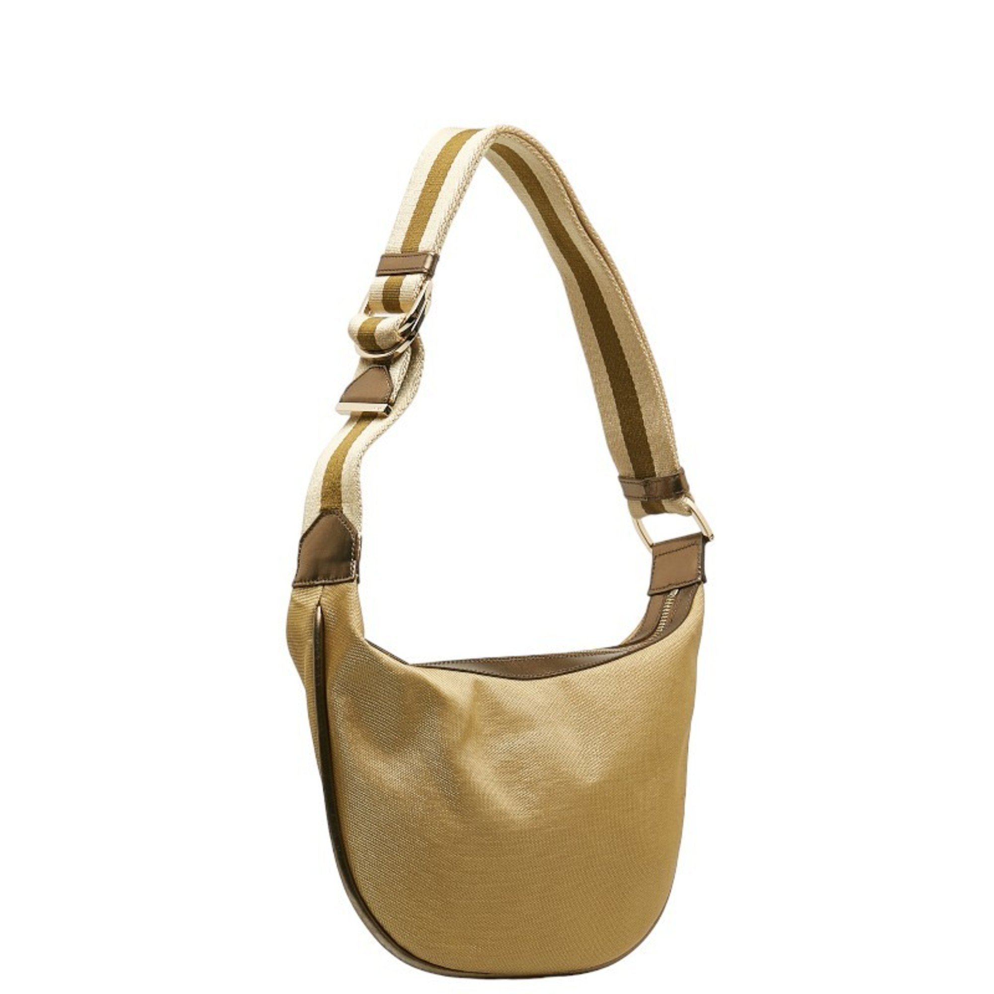 Gucci Bag 001 4186 Gold Canvas Leather Women's GUCCI