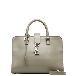 Saint Laurent Cabas S handbag shoulder bag 472469 grey leather women's SAINT LAURENT