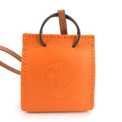 Hermes Bag Charm Sac Orange Anjou Milo Few Shopper Women's HERMES