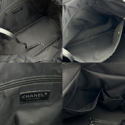 CHANEL Tote Bag Paris Biarritz MM A34209 Leather Coated Canvas Black 1 Women's