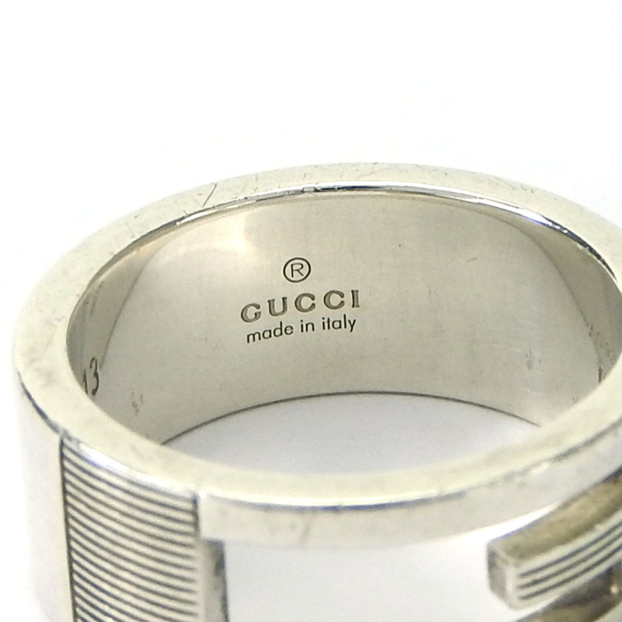 Gucci Rings, Silver 925, Approx. 7.5g, Silver, Women's, Men's, GUCCI