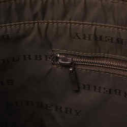 Burberry Nova Check Shadow Horse Bag Beige Canvas Leather Women's BURBERRY