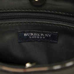 Burberry Nova Check Handbag Brown Canvas Leather Women's BURBERRY