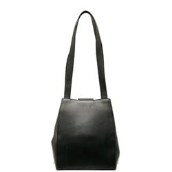 Salvatore Ferragamo Studded Tote Bag AN 21 5212 Black Leather Women's