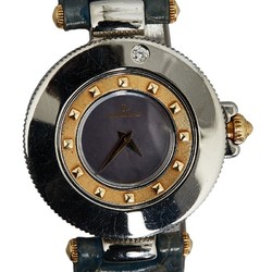 Jaeger-LeCoultre Rendez-Vous Watch 441.5.01 Quartz Shell Dial Metal Leather Ladies JAEGER-LECOULTRE