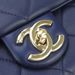Chanel Shoulder Bag Matelasse Lambskin Navy Hand 29 Series Women's CHANEL