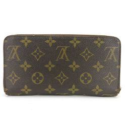 Louis Vuitton Long Wallet Zippy M60017 Monogram Canvas Brown Round Accessory Women's Men's LOUIS VUITTON