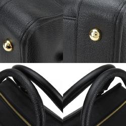 LOEWE Handbag Amazona 36 Anagram Leather Black Women's