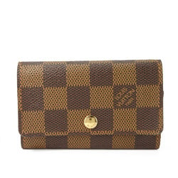 Louis Vuitton Key Case Multicle 6 N62630 Damier Canvas Brown 6-ring Accessory Women's Men's LOUIS VUITTON