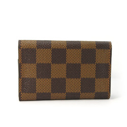 Louis Vuitton Key Case Multicle 6 N62630 Damier Canvas Brown 6-ring Accessory Women's Men's LOUIS VUITTON