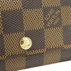 Louis Vuitton Key Case Multicle 6 N62630 Damier Canvas Brown 6-ring Accessory Women's Men's LOUIS VUITTON