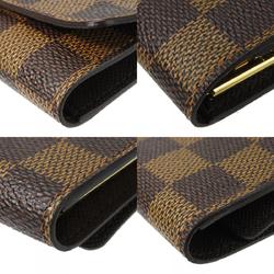 Louis Vuitton Key Case Multicle 6 N62630 Damier Canvas Brown 6-ring Accessory Women's Men's LOUIS VUITTON