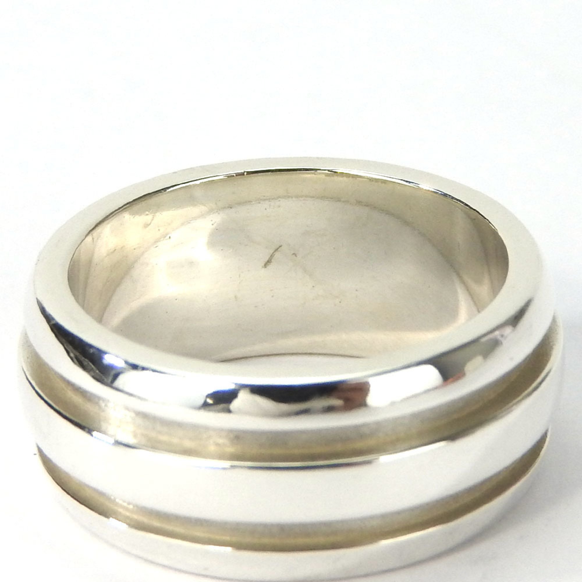 Tiffany & Co. Ring Atlas Grouped Double Line Silver 925 Approx. 10.0g Accessory Women's TIFFANY