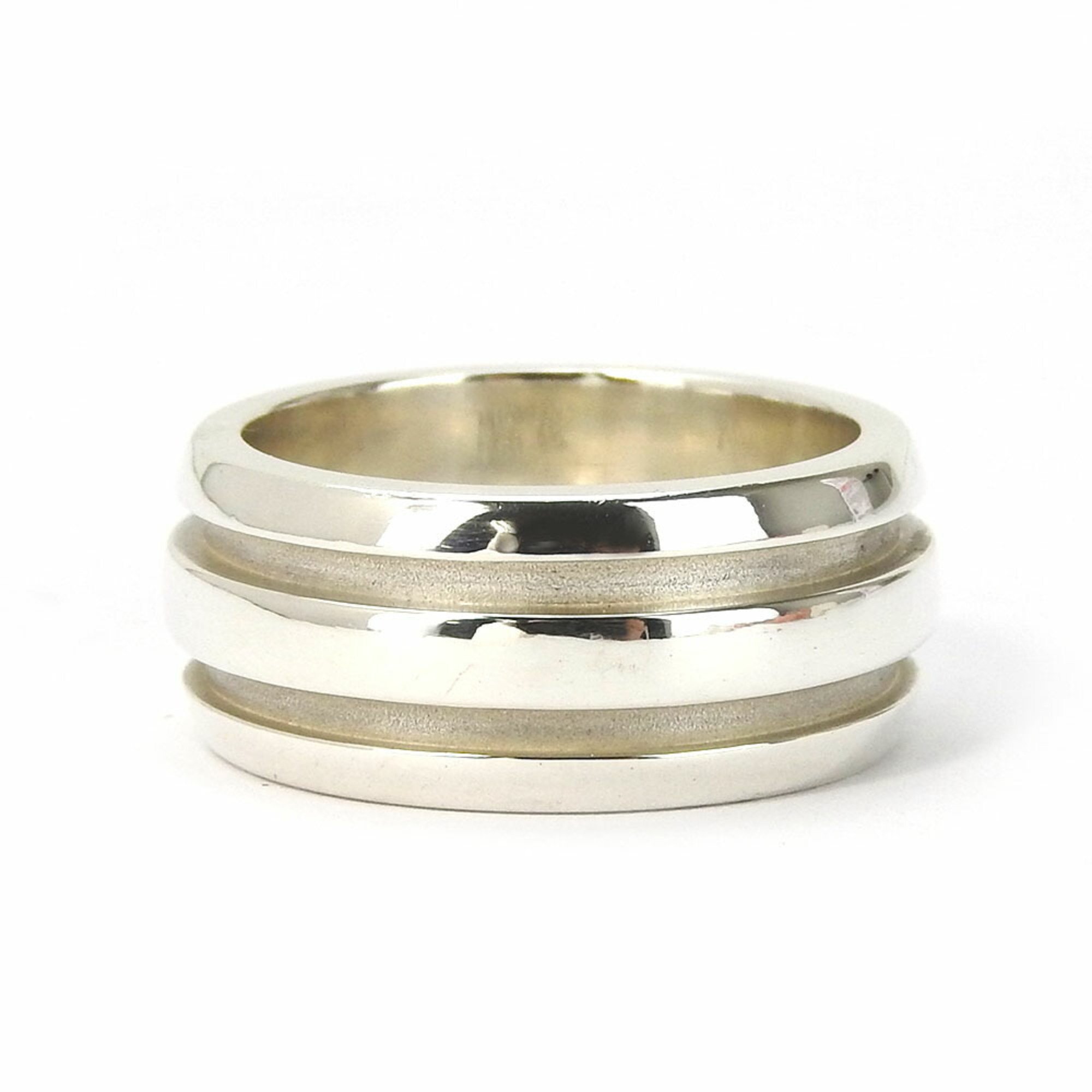 Tiffany & Co. Ring Atlas Grouped Double Line Silver 925 Approx. 10.0g Accessory Women's TIFFANY