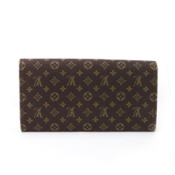 Louis Vuitton Long Wallet Portefeuille Sarah M95234 Monogram Lan Brown Accessories Women's LOUIS VUITTON