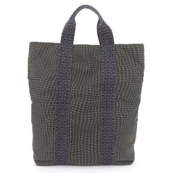 Hermes Tote Bag Cabas MM Air Line Canvas Grey Women's Men's HERMES