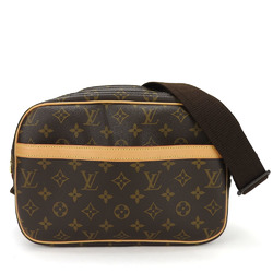 Louis Vuitton Shoulder Bag Reporter PM M45254 Monogram Canvas Brown Women's Men's LOUIS VUITTON