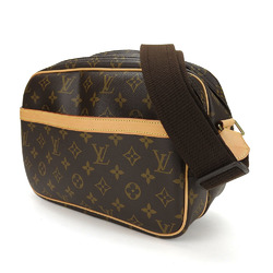 Louis Vuitton Shoulder Bag Reporter PM M45254 Monogram Canvas Brown Women's Men's LOUIS VUITTON