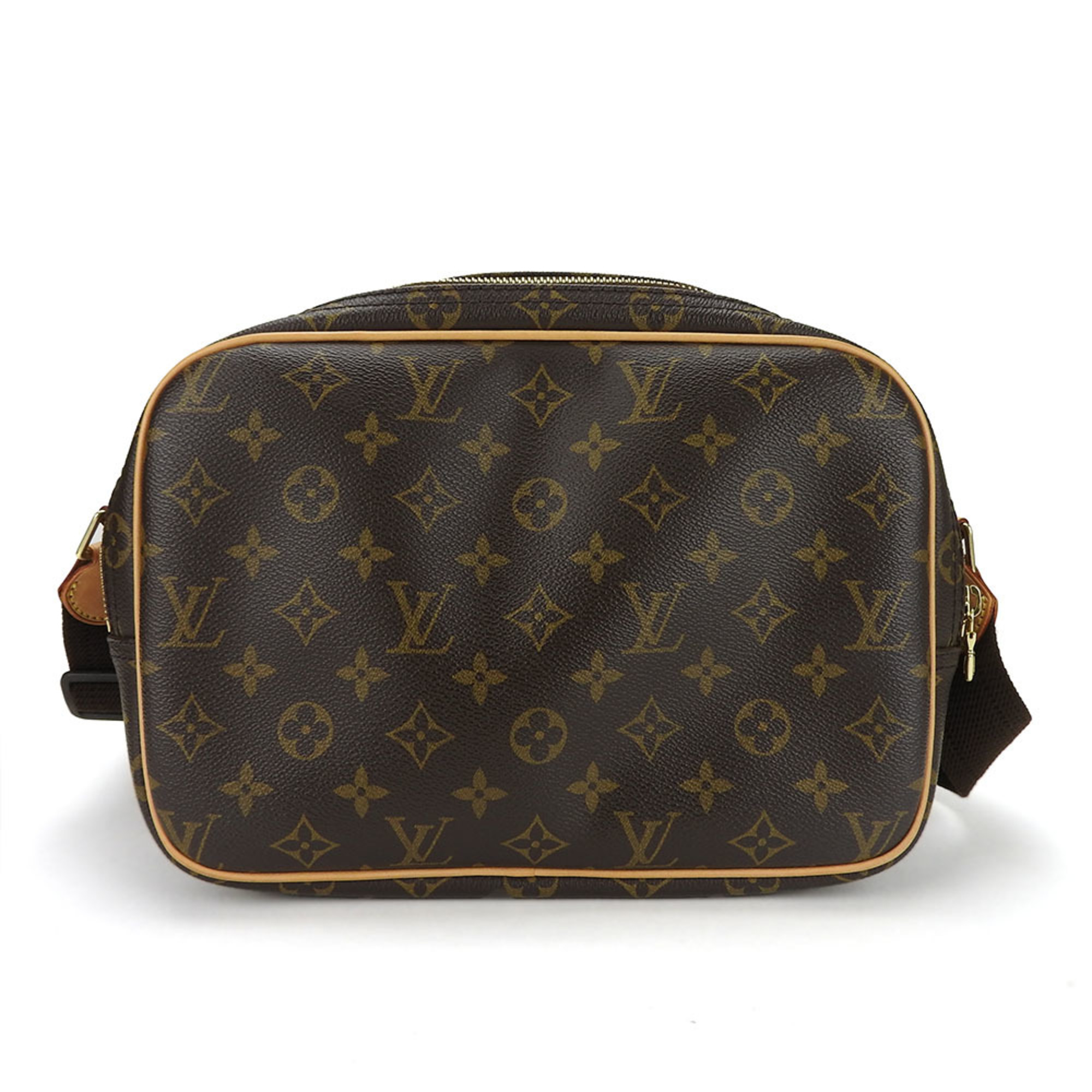 Louis Vuitton Shoulder Bag Reporter PM M45254 Monogram Canvas Brown Women's Men's LOUIS VUITTON