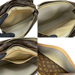 Louis Vuitton Shoulder Bag Reporter PM M45254 Monogram Canvas Brown Women's Men's LOUIS VUITTON