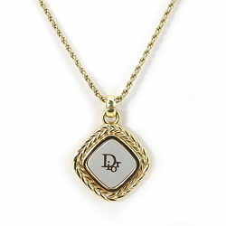 Christian Dior Necklace Metal Gold Silver Plated Women's