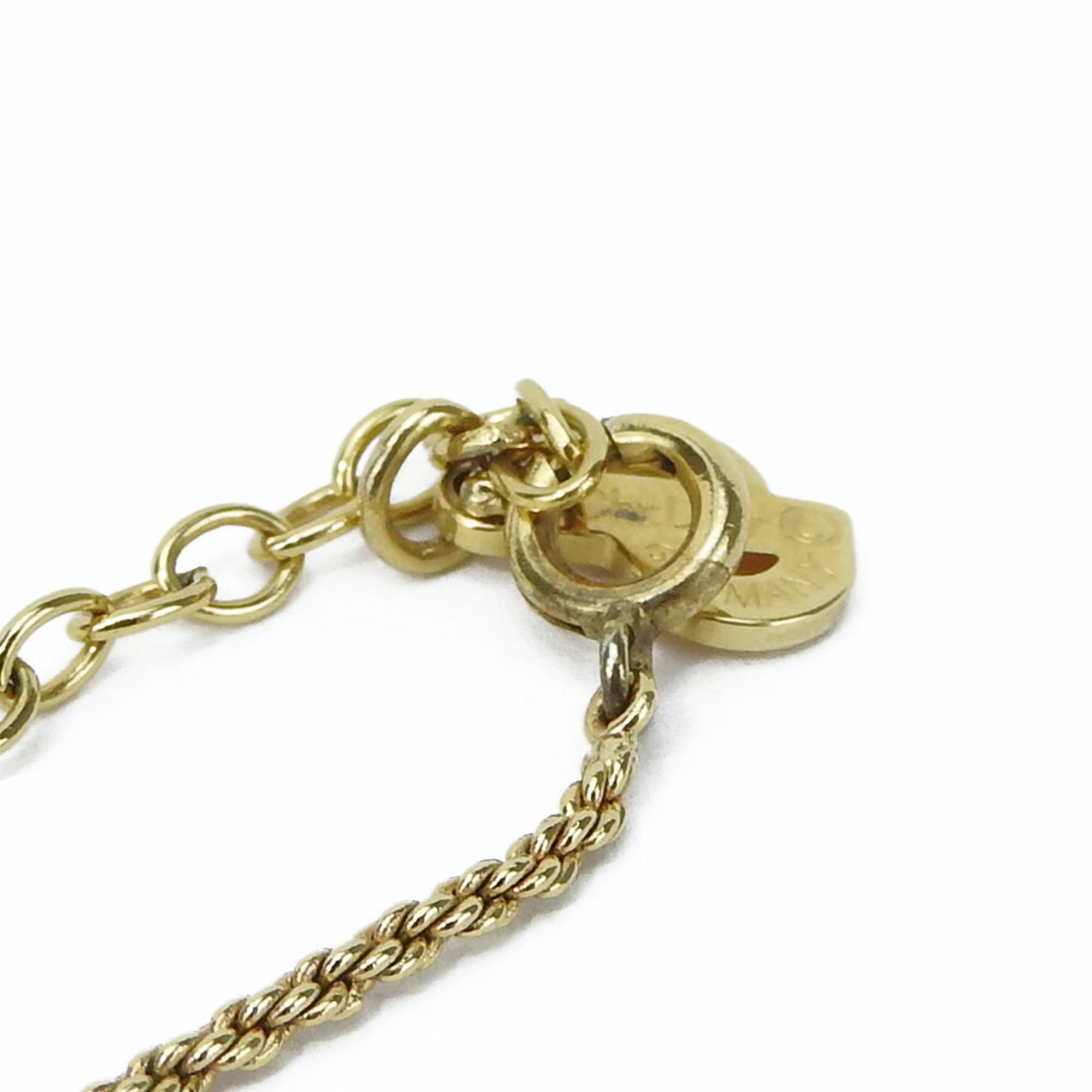 Christian Dior Necklace Metal Gold Silver Plated Women's