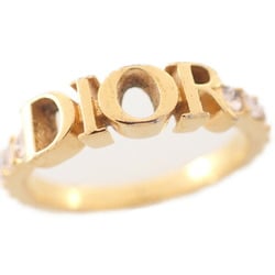 Christian Dior DIOR DIO(R)EVOLUTION Metal & Crystal Ring L Gold Women's