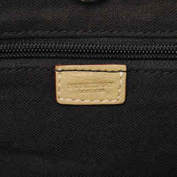 Burberry Nova Check Handbag Beige Canvas Women's BURBERRY