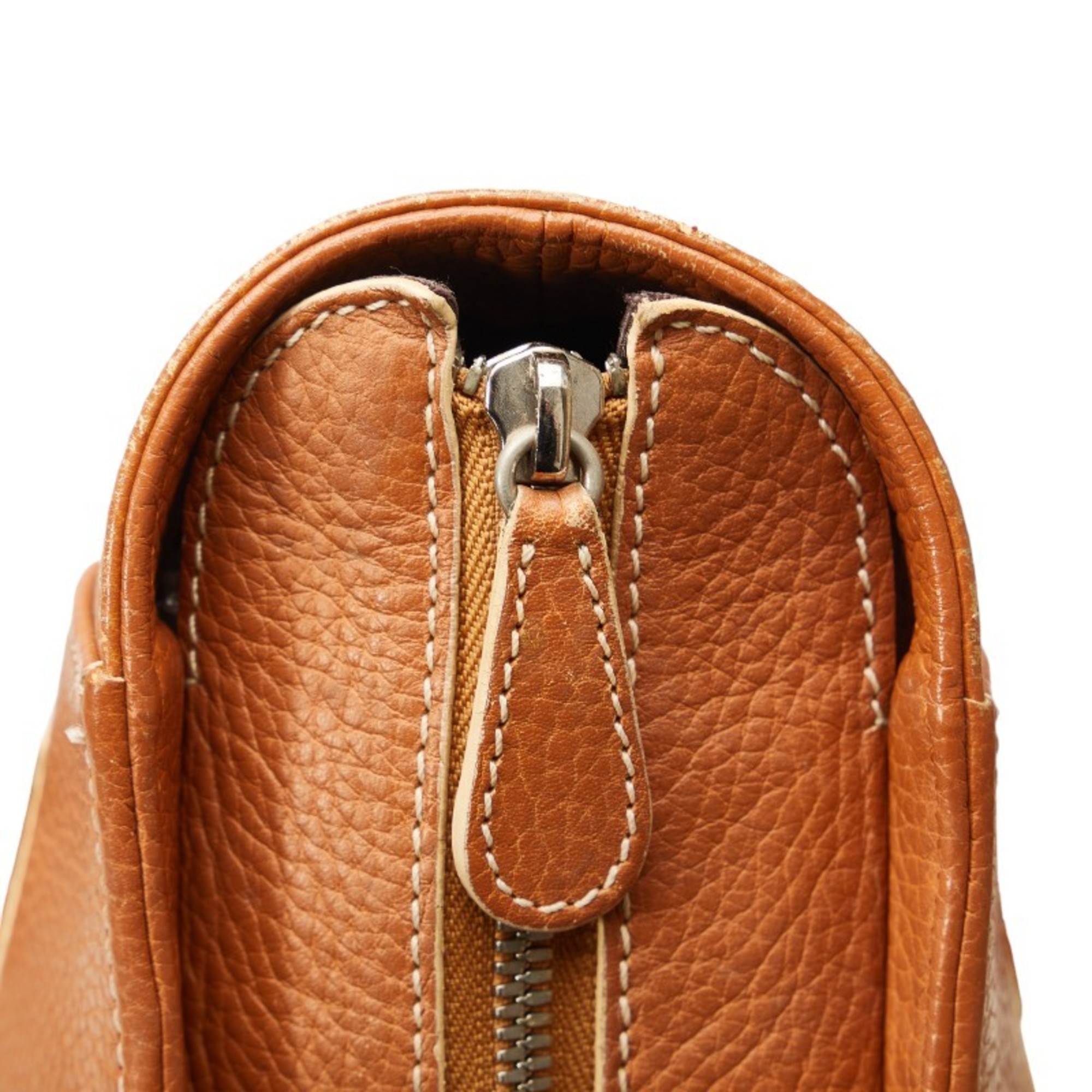 LOEWE Handbag Tote Bag Brown Leather Women's