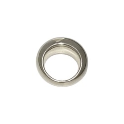 HERMES Evelyn Eclipse Silver 925 Ring for Women and Men, 17424