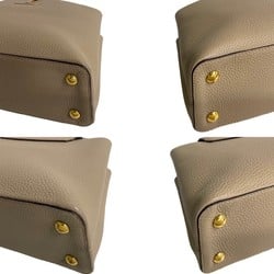 LOUIS VUITTON Capucines MM Leather 2way Handbag Shoulder Bag Beige 97802