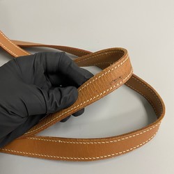 CELINE Macadam Blason Triomphe Leather Handbag Tote Bag Brown 30345