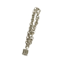 TIFFANY&Co. Tiffany Atlas Cube motif silver 925 chain bracelet 54681