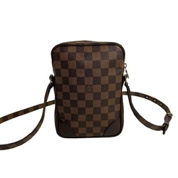 LOUIS VUITTON Louis Vuitton Amazon Damier Leather SP Custom Order Shoulder Bag Pochette Brown 16244