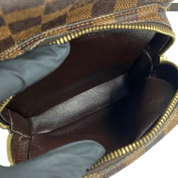 LOUIS VUITTON Louis Vuitton Amazon Damier Leather SP Custom Order Shoulder Bag Pochette Brown 16244