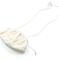 Bottega Veneta Shoulder Bag The Pouch Women's White Lambskin 585852 V1BW0 9009 Leather Pochette C2227201