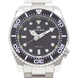 Grand Seiko Watch Sports Collection Men's Quartz SS SBGX335 Battery Operated Black Dial Diver's