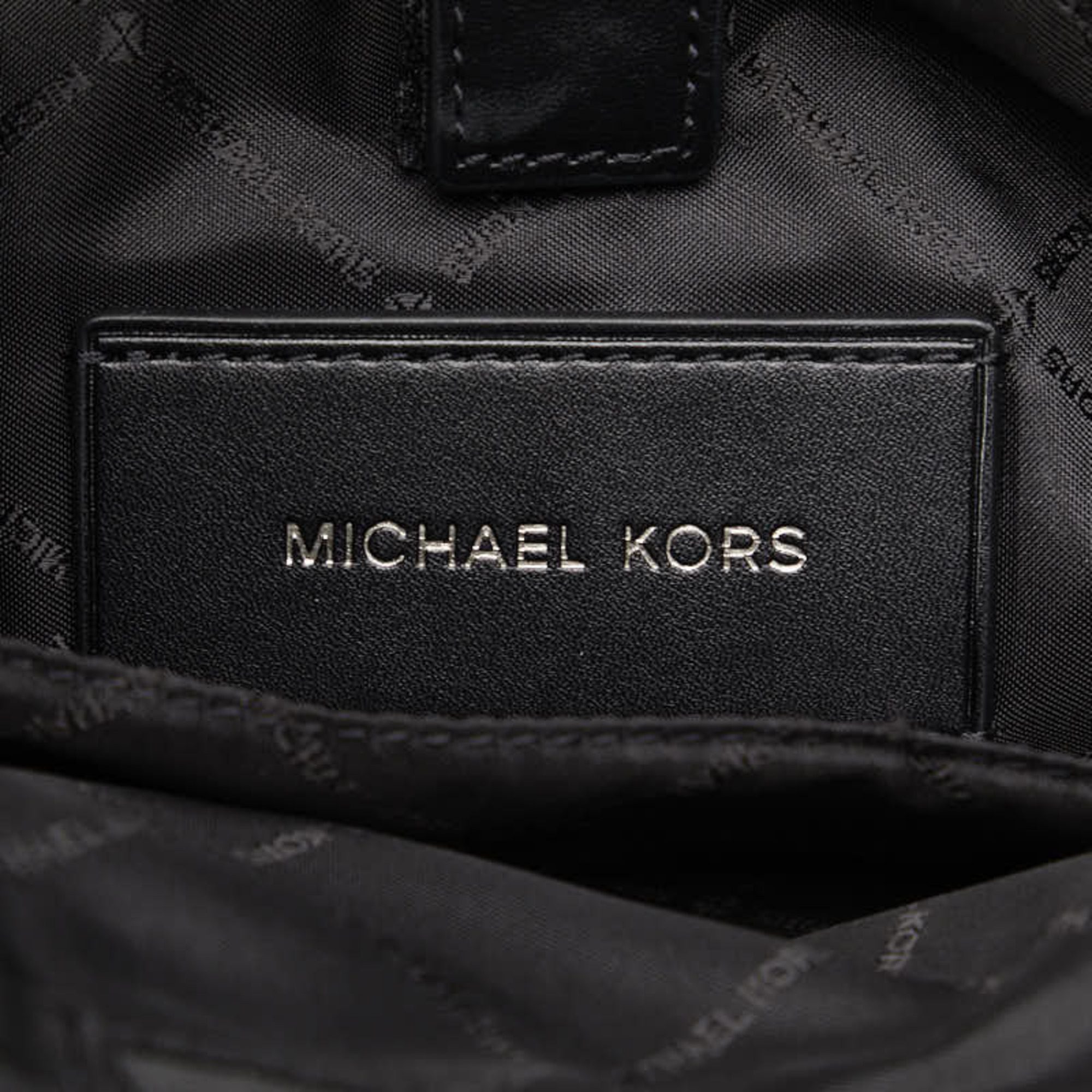 Michael Kors Backpack Navy Leather Women's