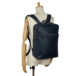 Michael Kors Backpack Navy Leather Women's