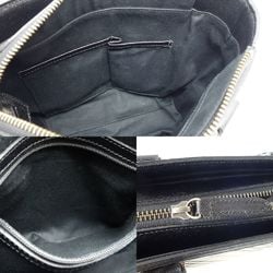 BURBERRY Nova Check Handbag Canvas x Leather Beige Black 450294
