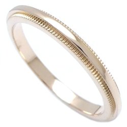 TIFFANY&Co. Tiffany Milgrain Ring 2mm 750PG Pink Gold K18RG Rose 291549