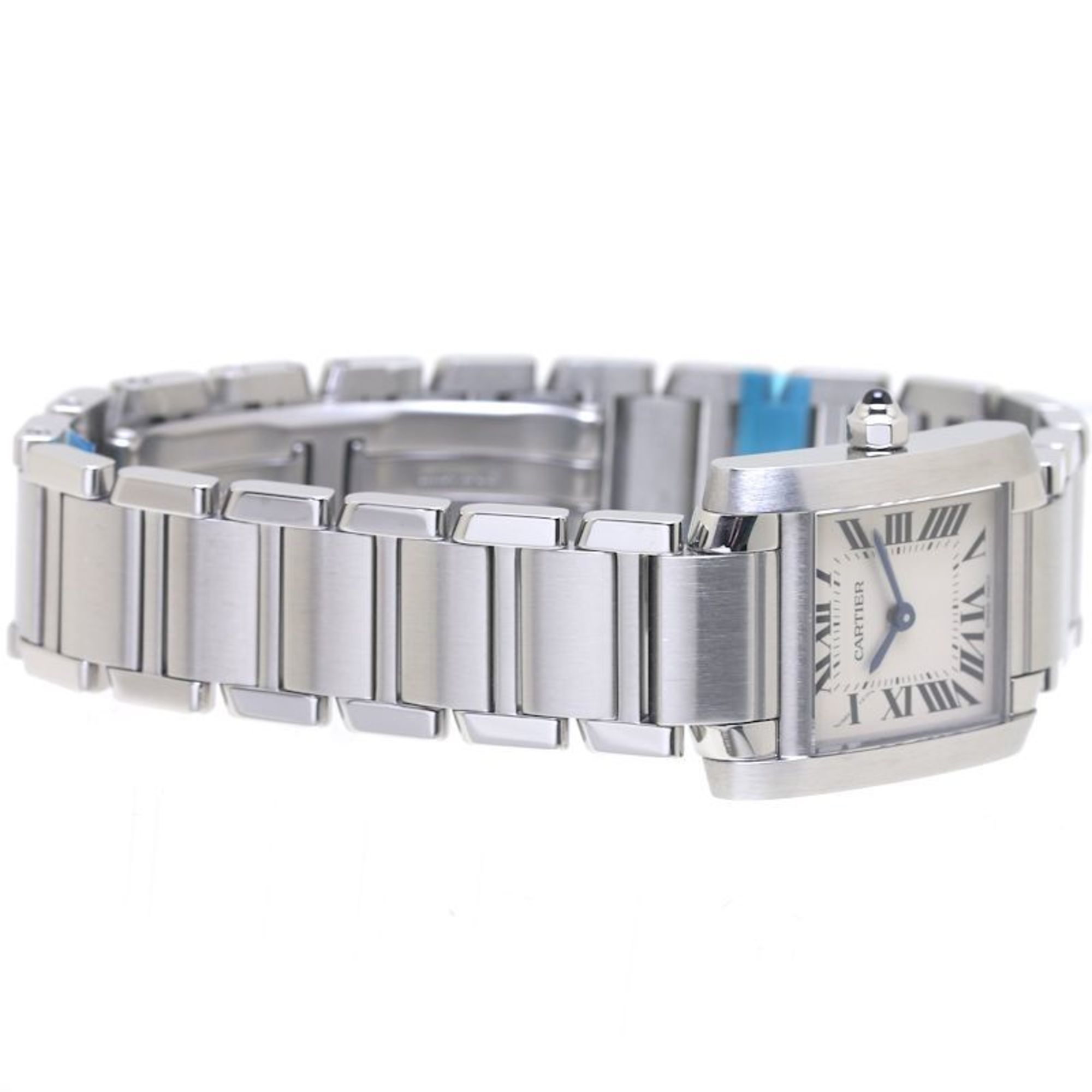 CARTIER Tank Francaise SM W51008Q3 Stainless Steel Ladies 39390 Watch