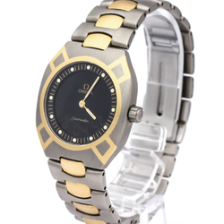 Omega Seamaster Quartz Titanium,Yellow Gold (18K) Men's Dress Watch