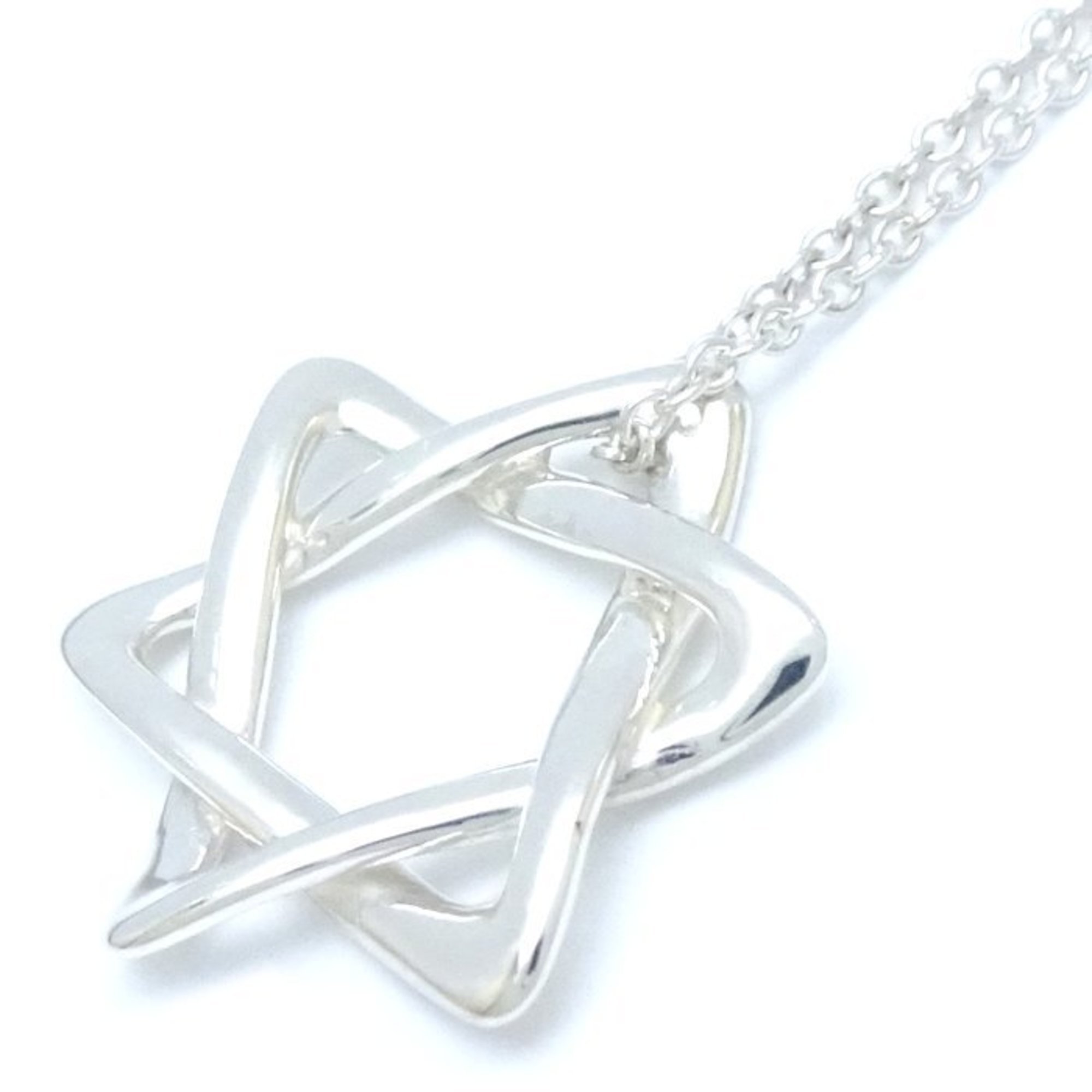 TIFFANY&Co. Tiffany Star of David Necklace Elsa Peretti Silver 925 291537