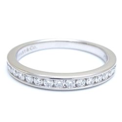 TIFFANY&Co. Tiffany Half Eternity Diamond Ring Pt950 Platinum 291585