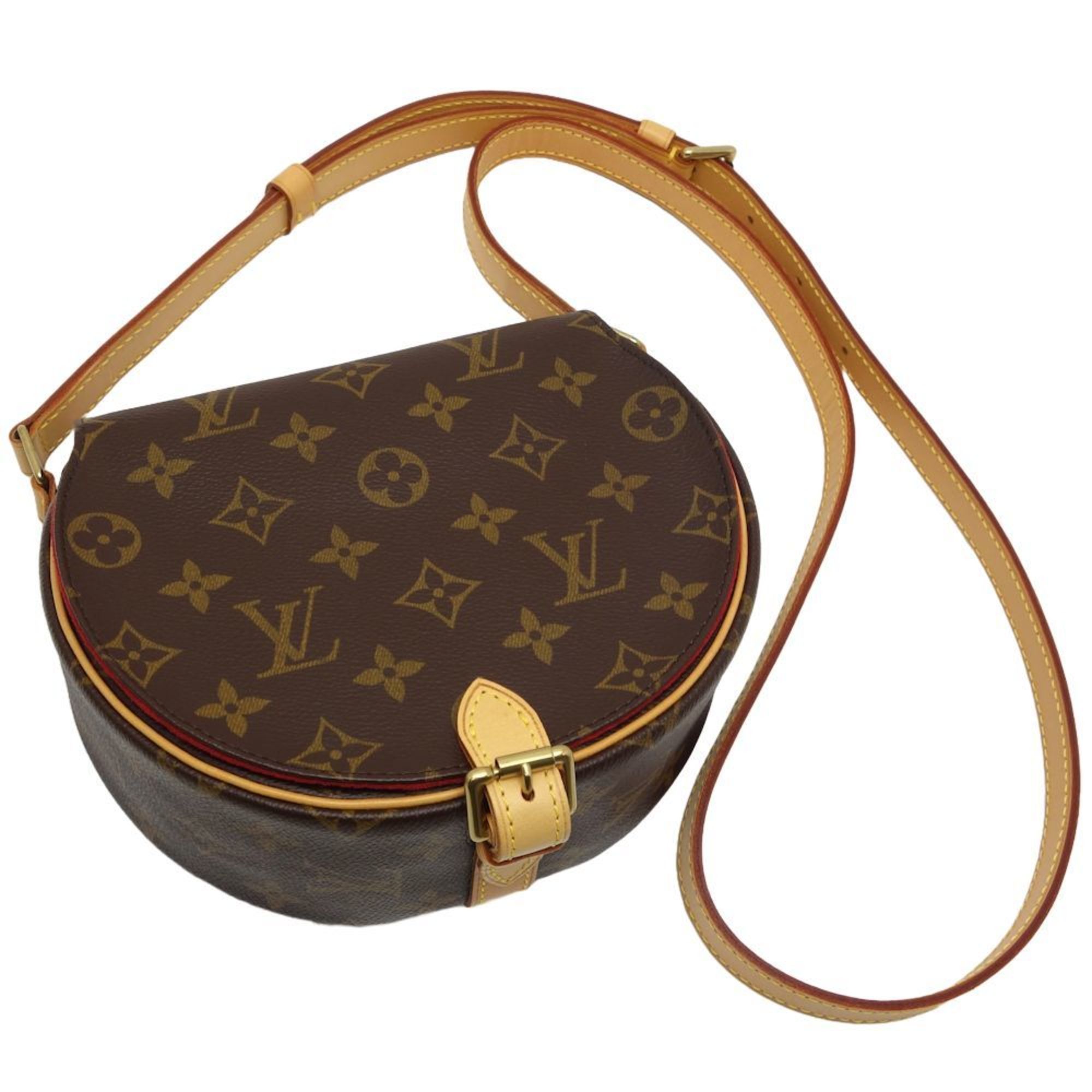 LOUIS VUITTON Louis Vuitton Monogram Tan Blanc M51179 Shoulder Bag Brown 450304