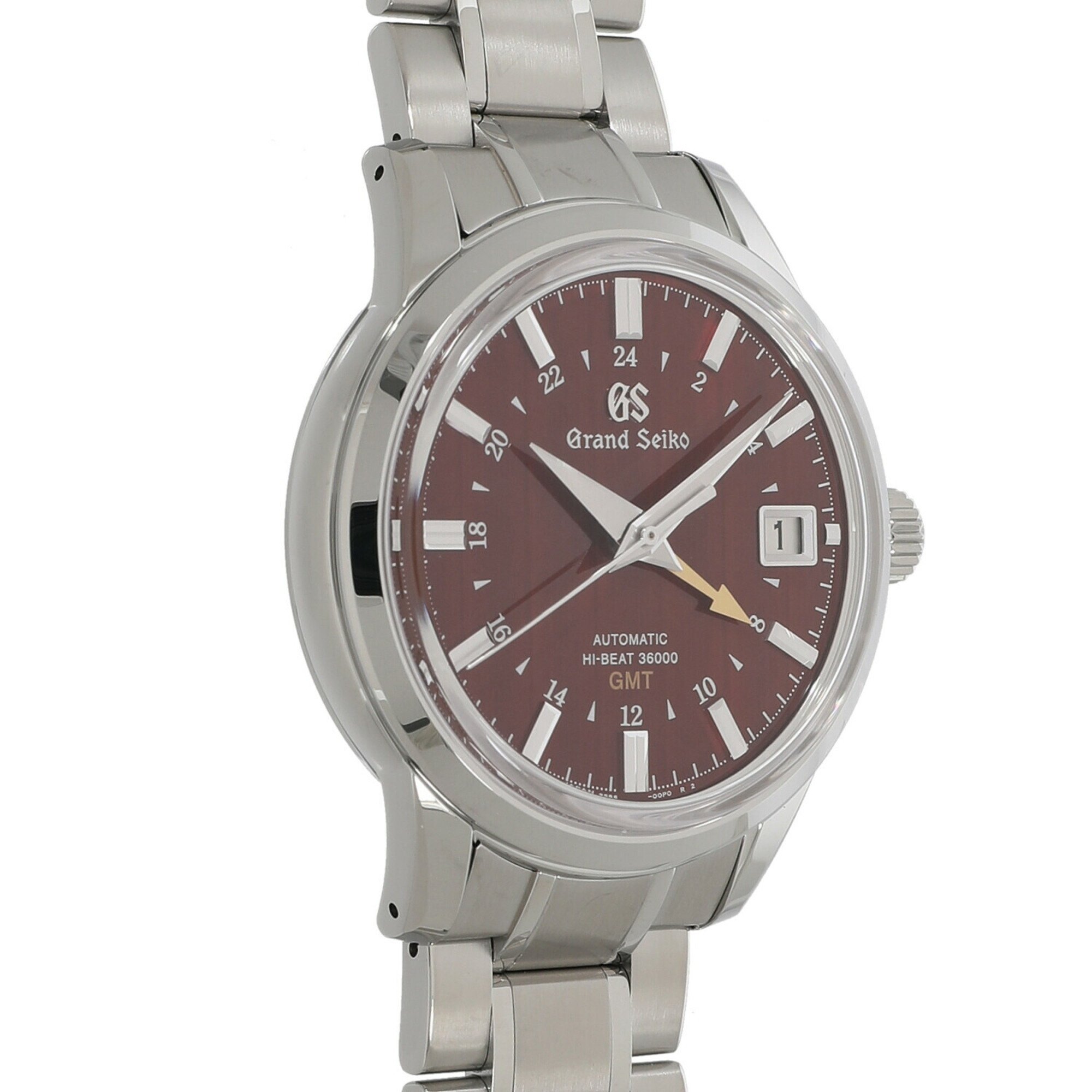 Seiko Grand Elegance Collection Mechanical Hi-Beat GMT SBGJ273/9S86-00N0 Red Men's Watch