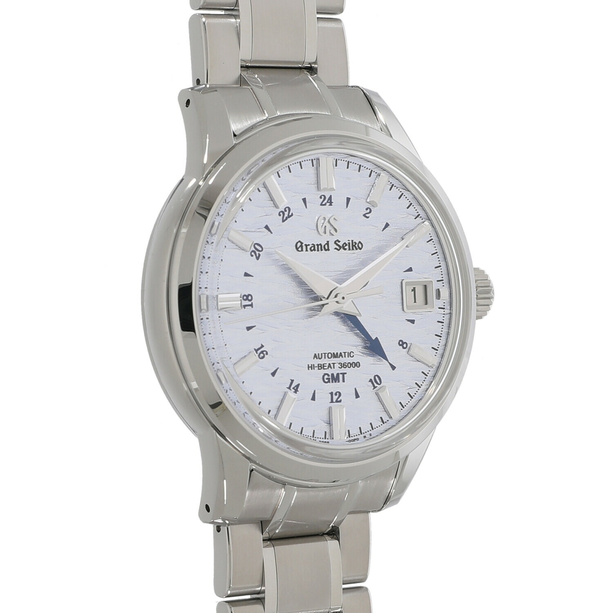 Seiko Grand Elegance Collection Mechanical GMT SBGJ249 / 9S86-00N0 Blue Men's Watch