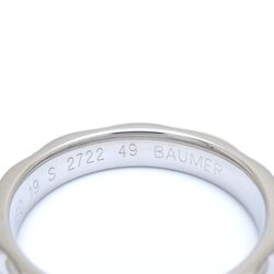 CHANEL Chanel Matelasse Ring Small #49 Full Diamond Pt950 Platinum 291590