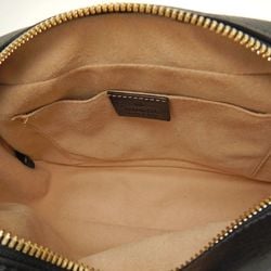 GUCCI Gucci Chain Shoulder Bag 447632 GG Marmont Canvas x Leather Beige Black 251623